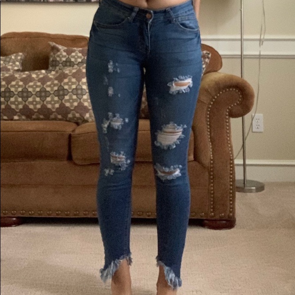 Forever 21 ripped jeans